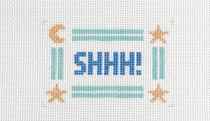 Ssshh Sign (Blue)