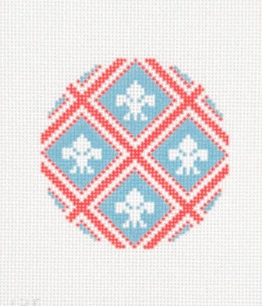 Fleur de Li Round