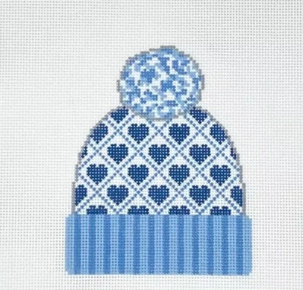 Blue Hearts Beanie
