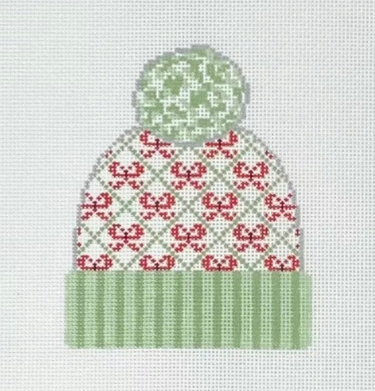 Red Bow Holiday Beanie