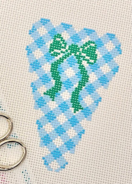 Gingham Scissor Case Blue/Green