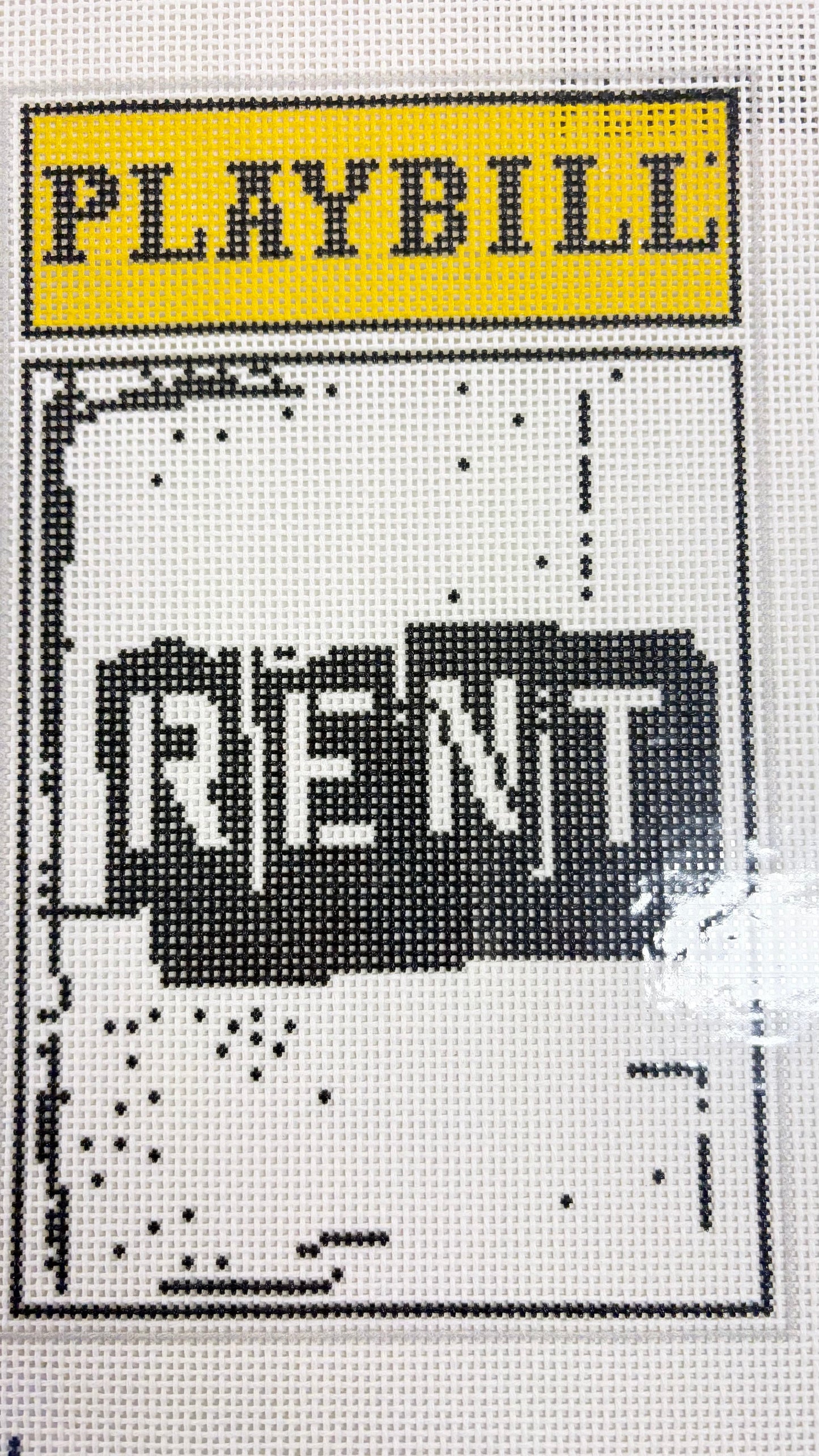 Life-Sized Rent Playbill