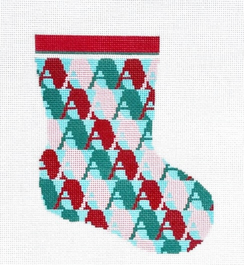 A Letter Mini Stocking