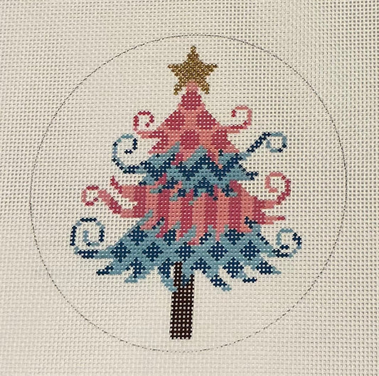Pink and Blue Christmas Tree