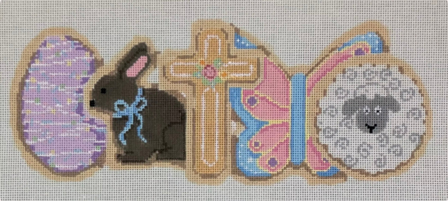 Easter Cross Cookies Row