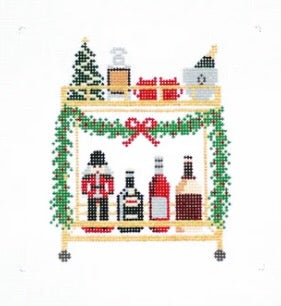 Christmas Bar Cart