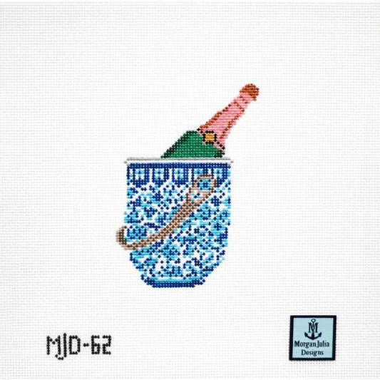 Blue Champagne Bucket