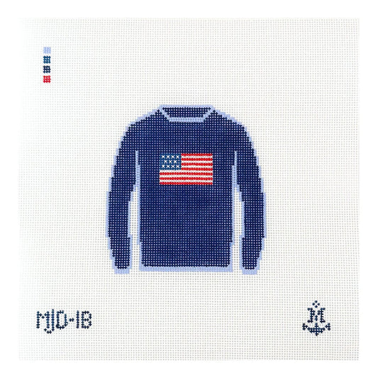 American Flag Sweater