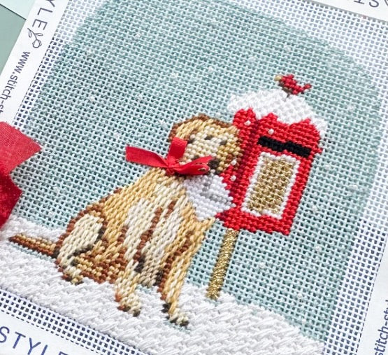 Winter Village Dog