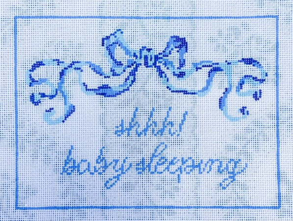Shh! Baby Sleeping (Blue)