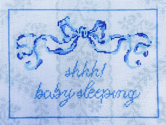 Shh! Baby Sleeping (Blue)