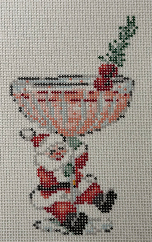 Santa with drink
