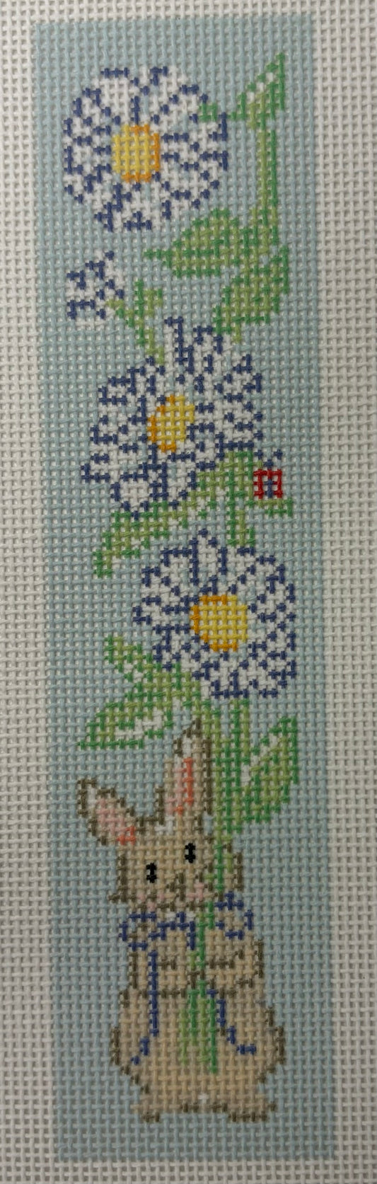 DAISIES & BUNNY BOOKMARK