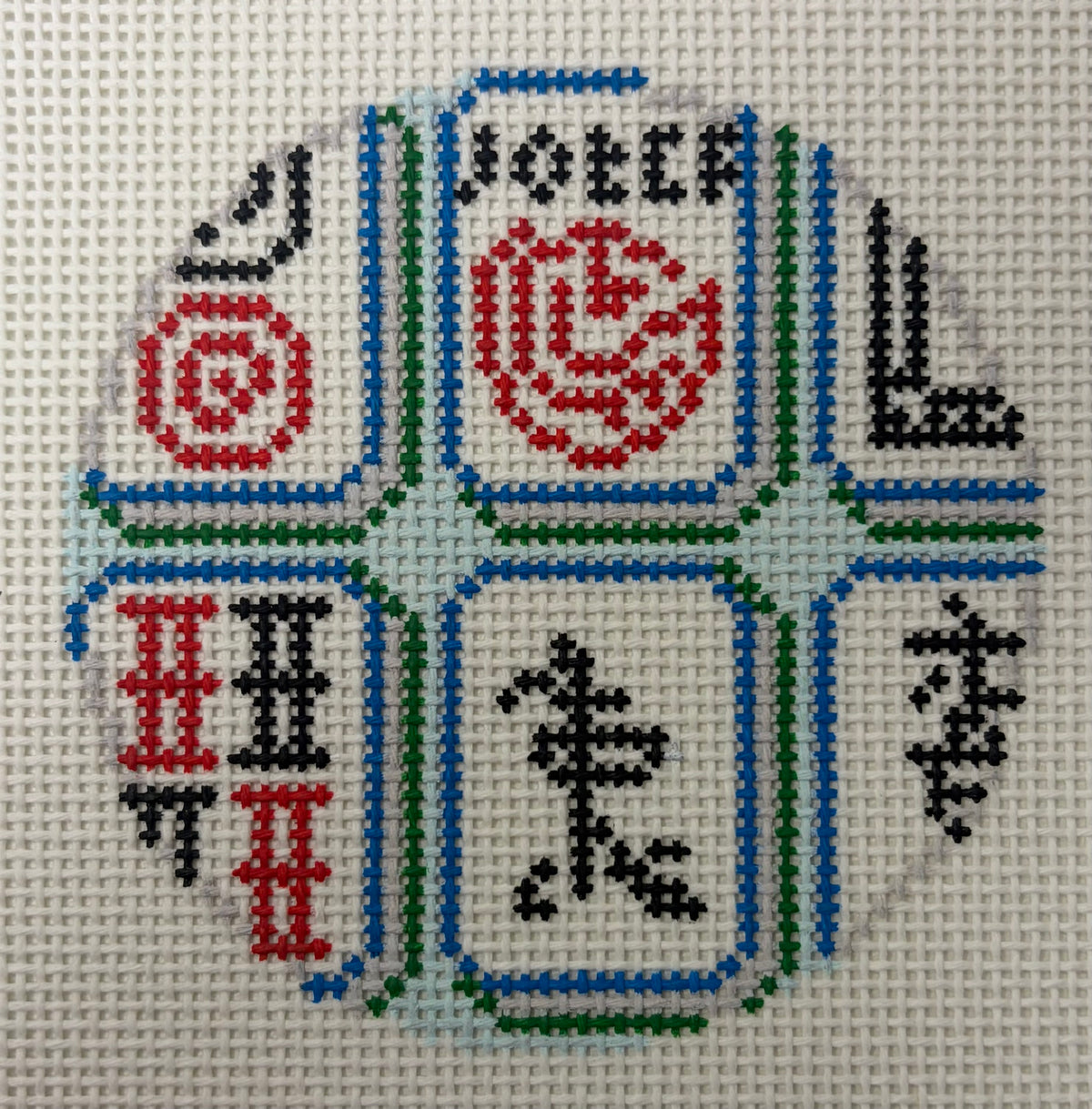 MAHJONG TILES ROUND