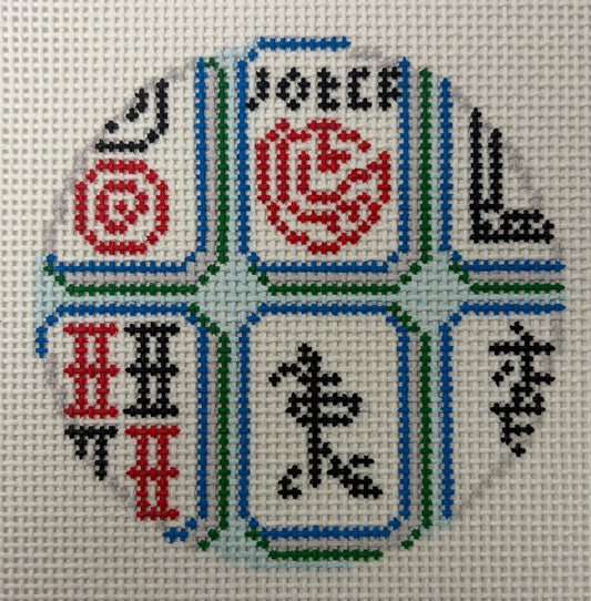 MAHJONG TILES ROUND