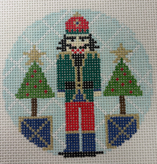 BLUE NUTCRACKER ROUND