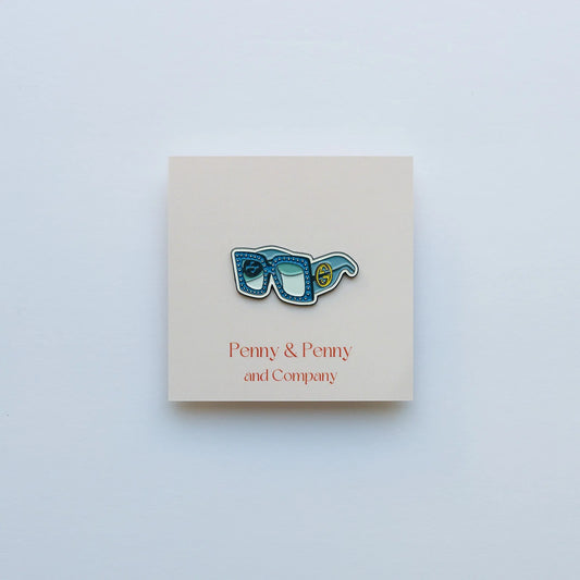 Glam Goggles (Blue) Needle Minder