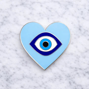 Evil Eye Heart Needle Minder