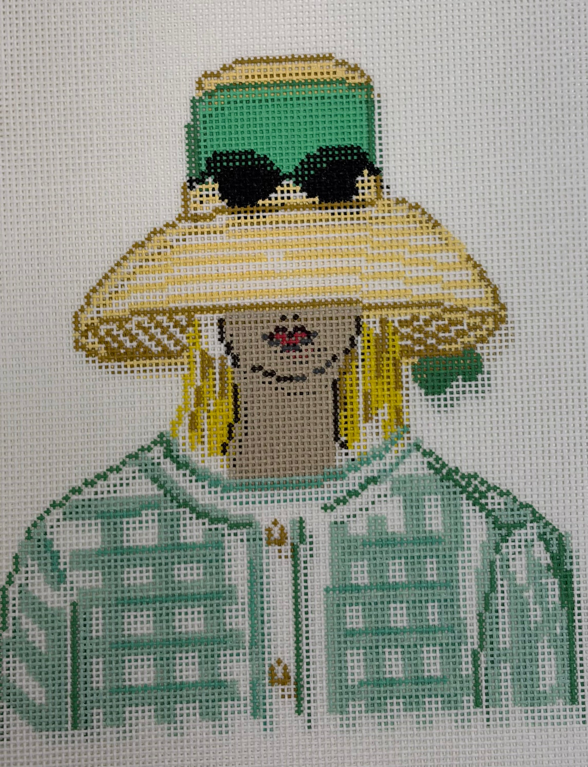 Hat Girl in Green