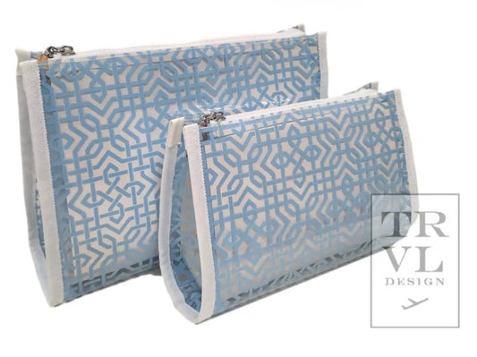 Tote Bag with Blue Gingham Straps