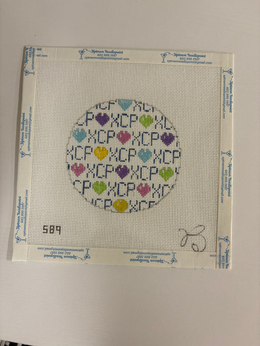 XCP Pastel Hearts Round
