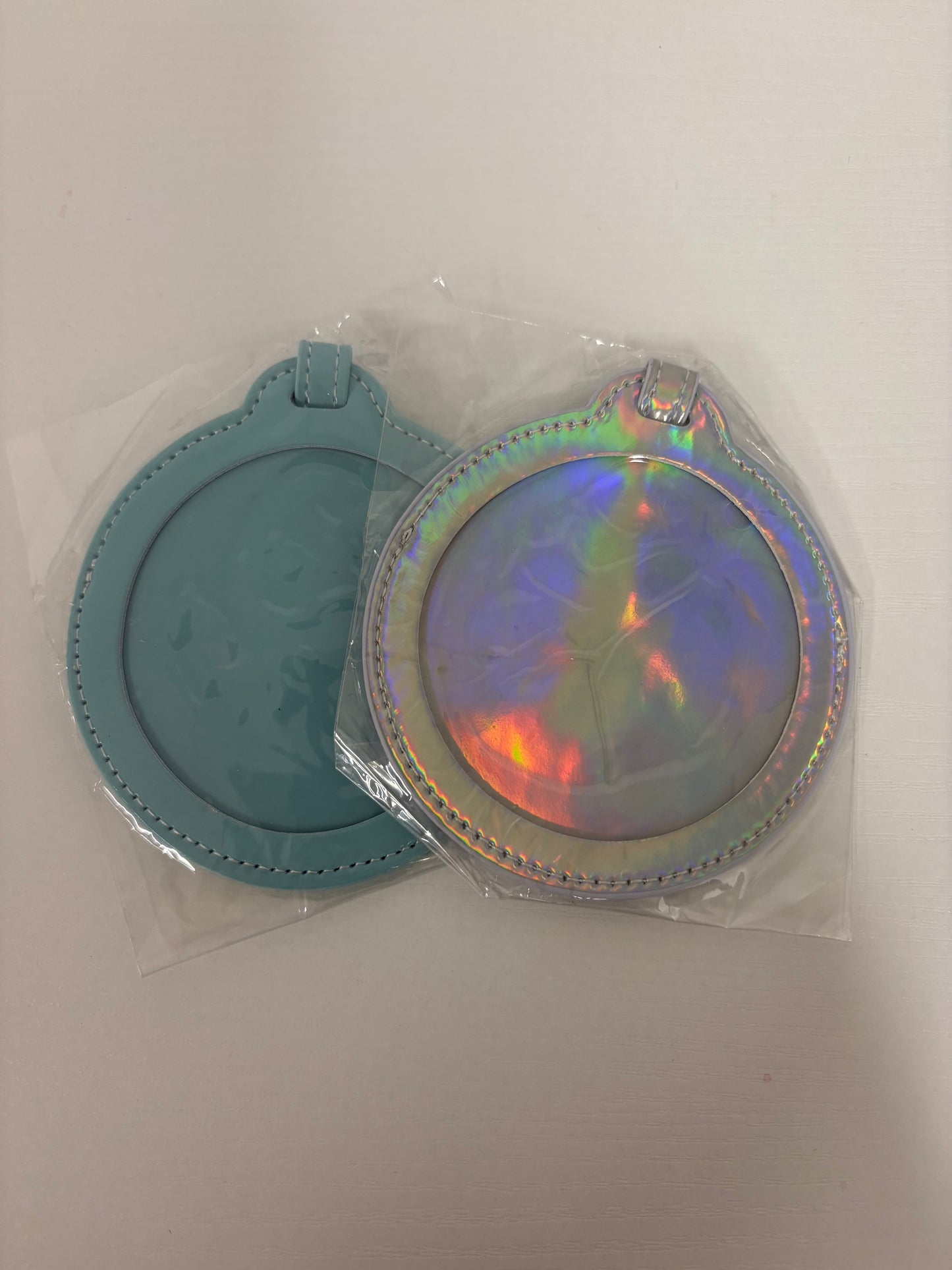 Self Finishing Leather bag tags