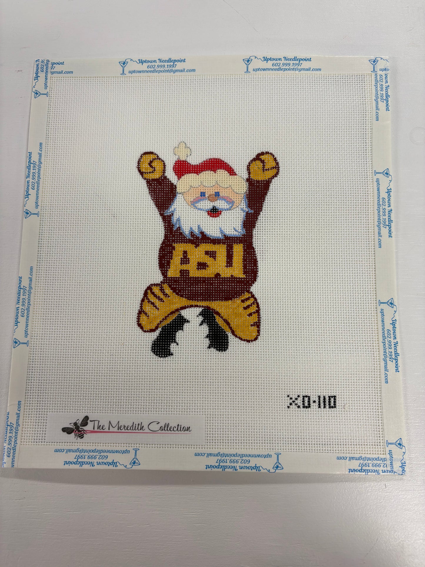 Cheering Santa (Arizona State University)