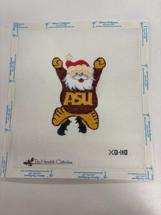 Cheering Santa (Arizona State University)