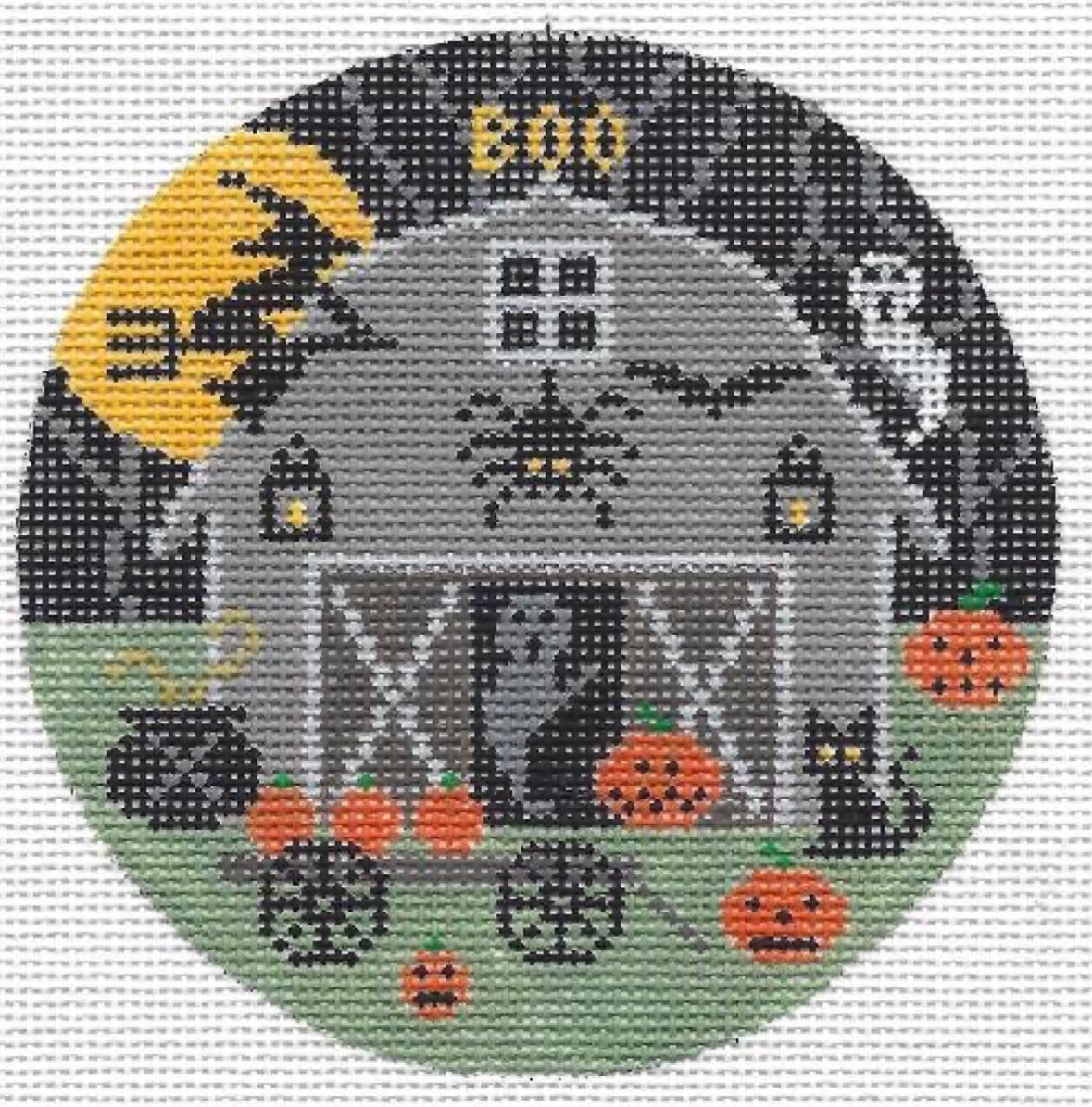 Halloween Barn Round