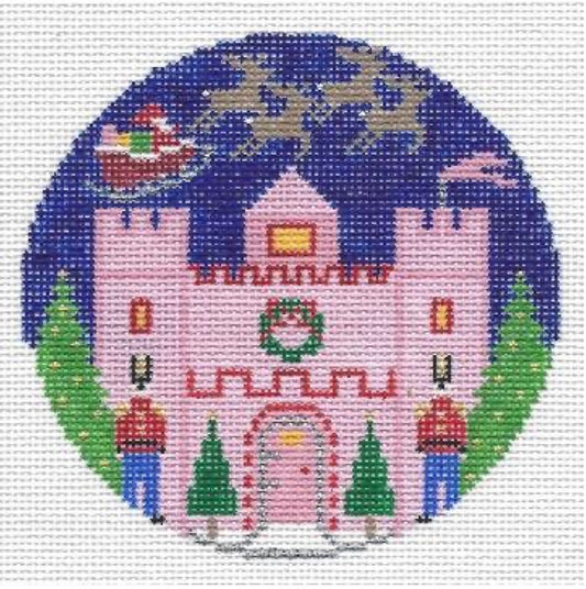 Pink Castle Ornament
