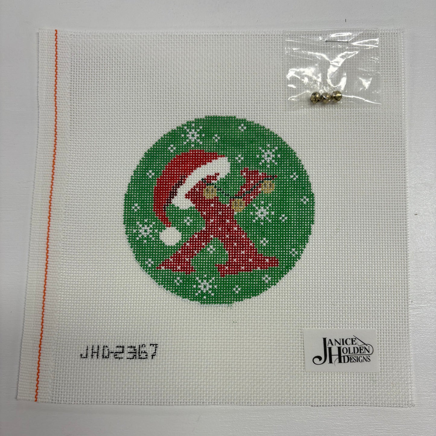 X Santa Hat Ornament