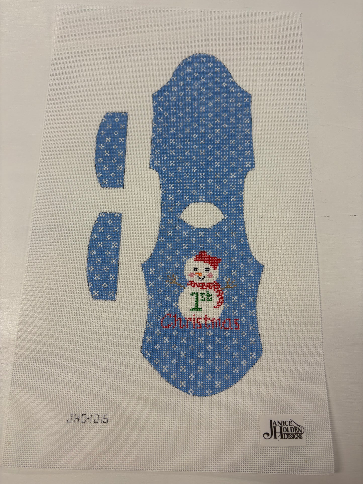 1st Christmas Snowflakes Onesie