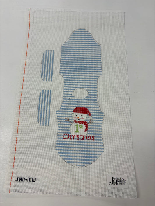 1st Christmas Snowball Onesie