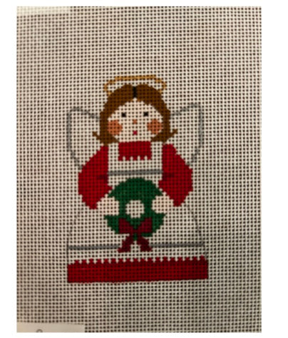 LITTLEST ANGEL GIRL W/ WREATH