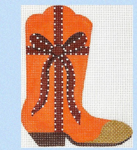 Mini Cowgirl Boot - Hermes Ribbon