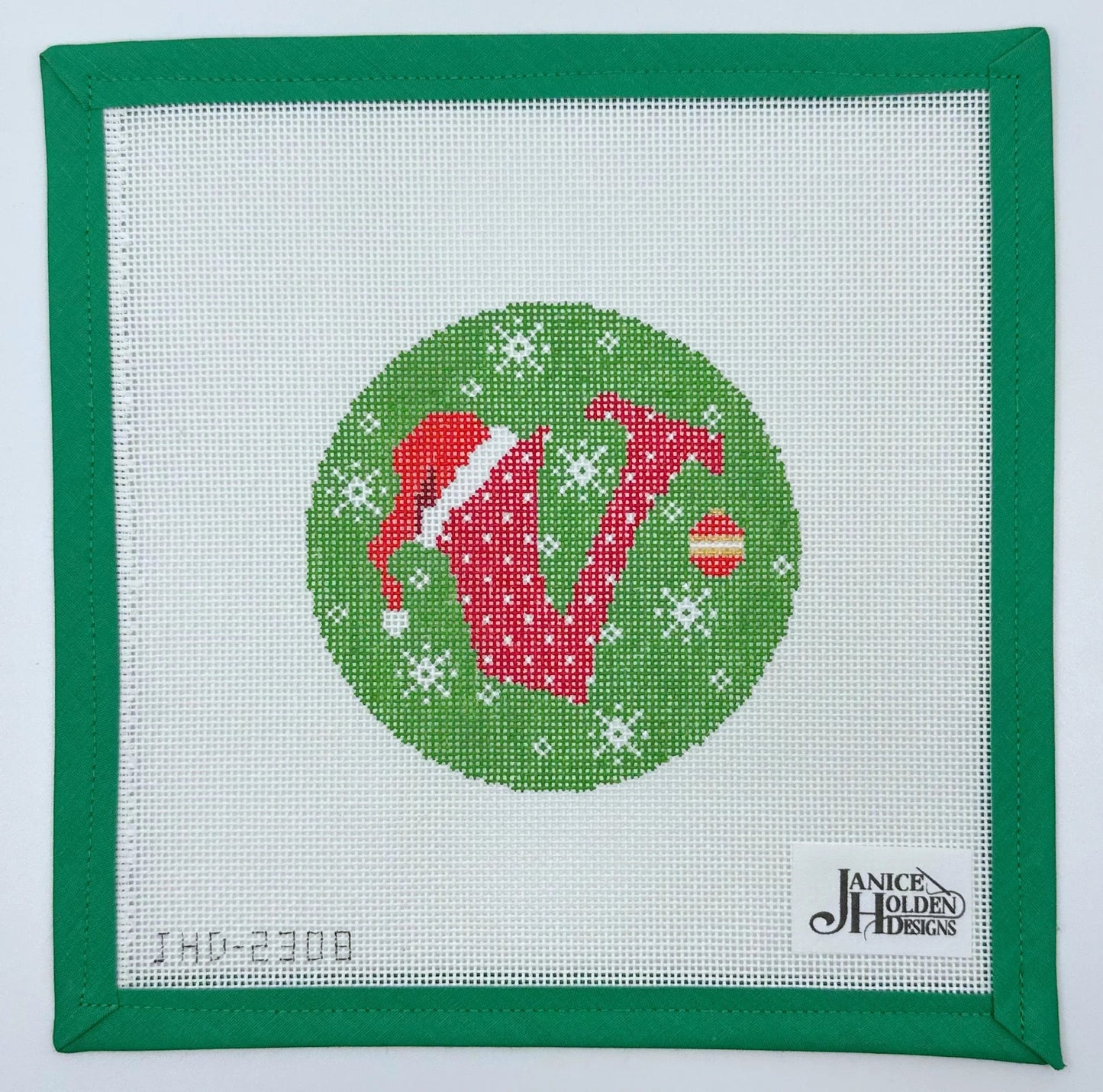 V Santa Hat Ornament