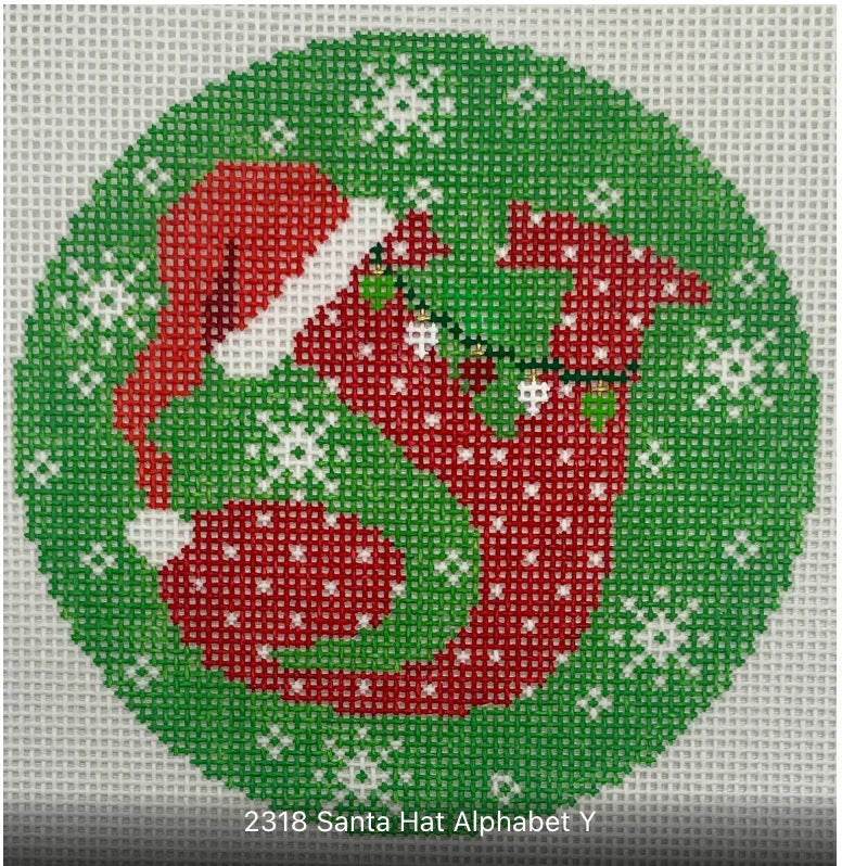 Y Santa Hat Ornament