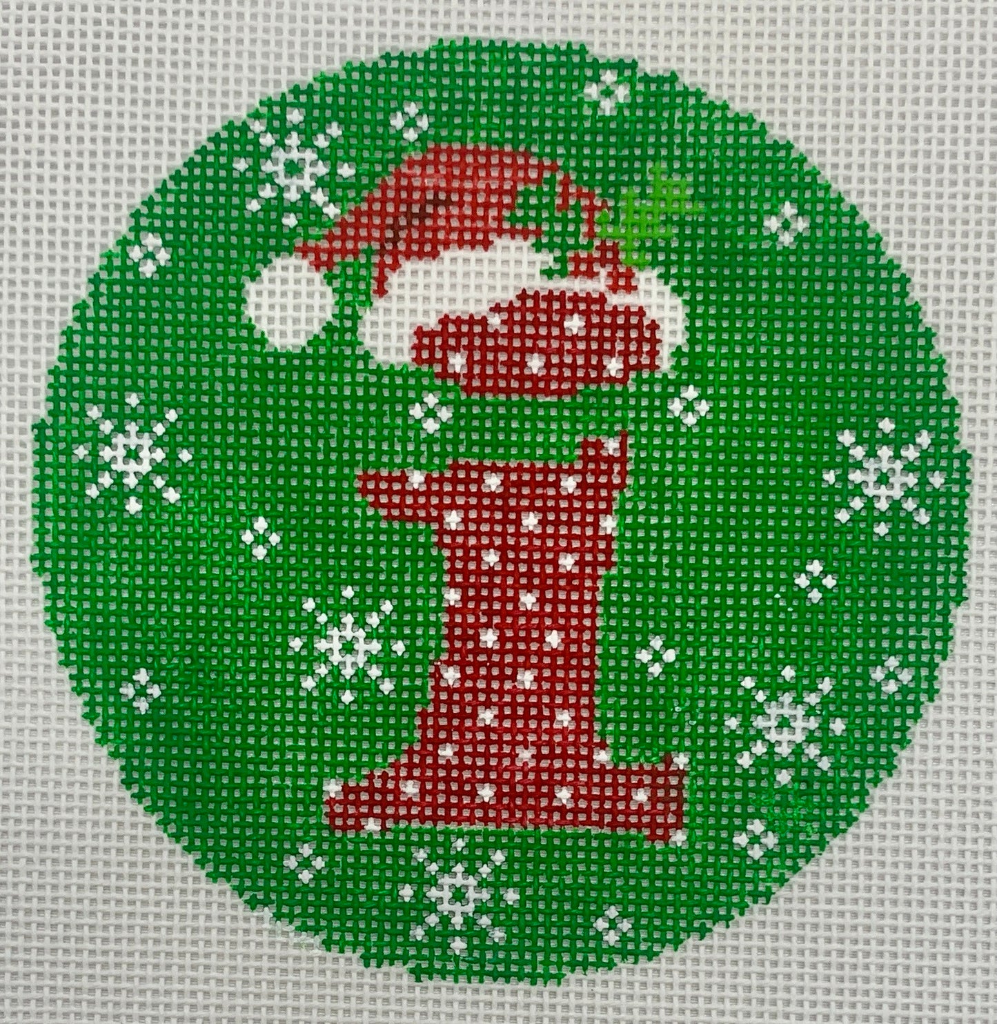 I Santa Hat Ornament