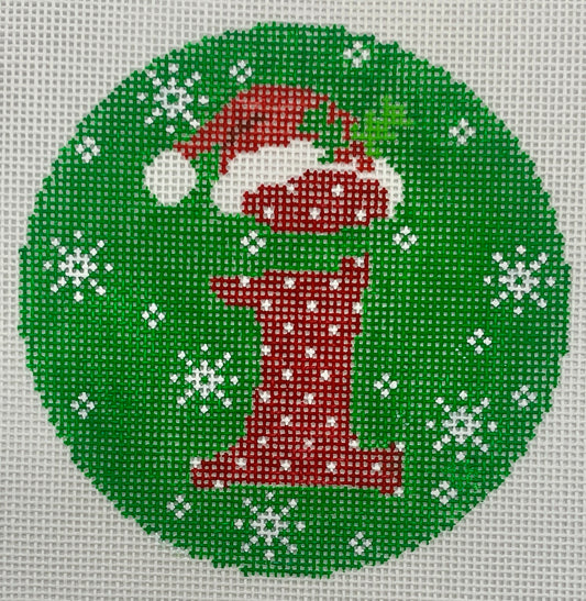 I Santa Hat Ornament