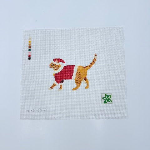 Santa Orange Cat