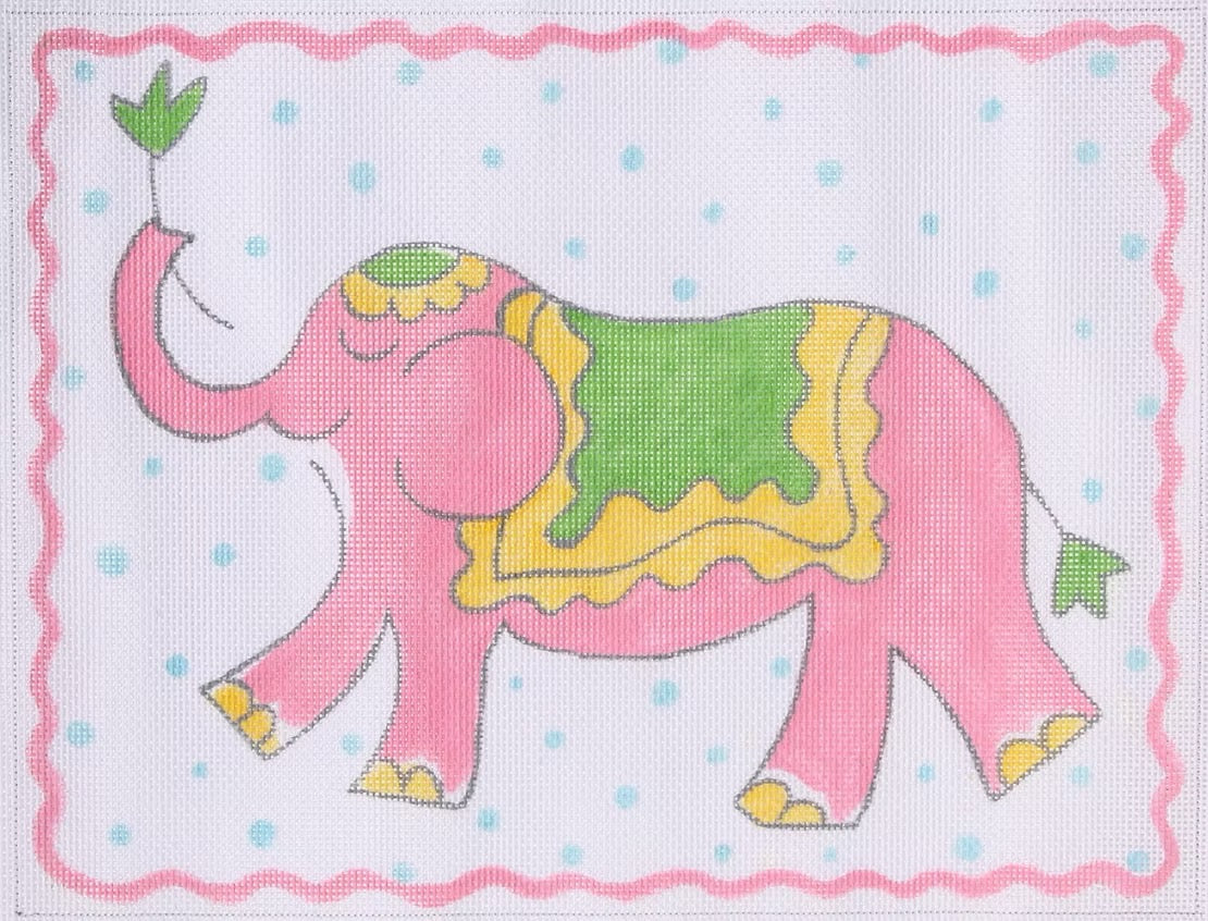PINK & GREEN ELEPHANT