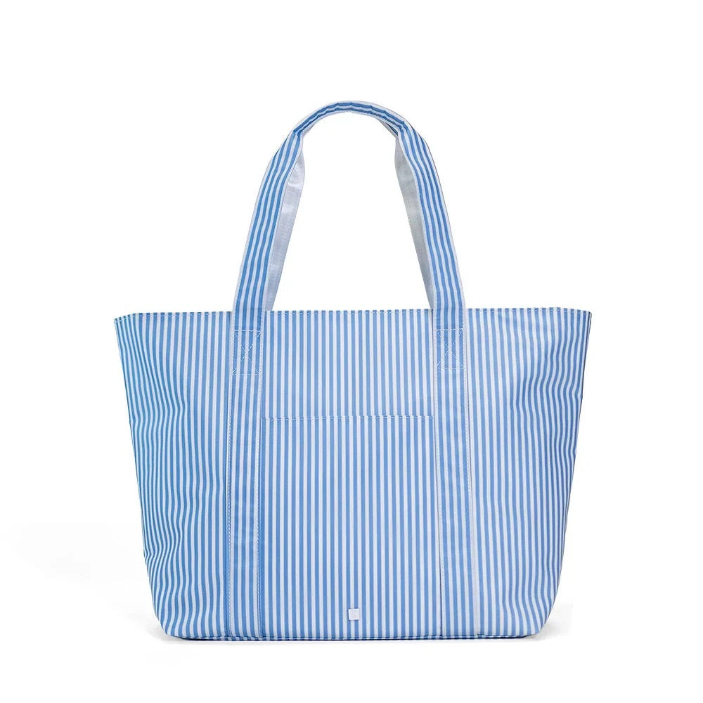 Jumbo Tote- Blue Stripe
