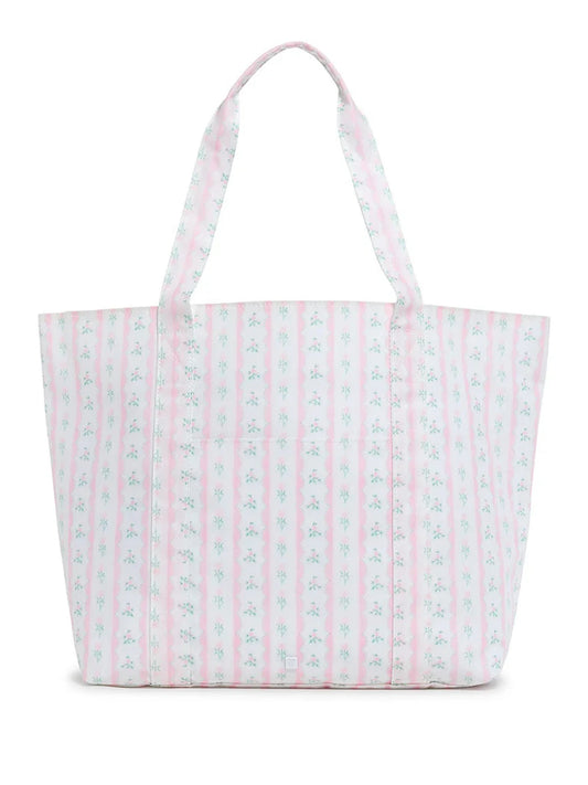 Jumbo Tote- Pink floral