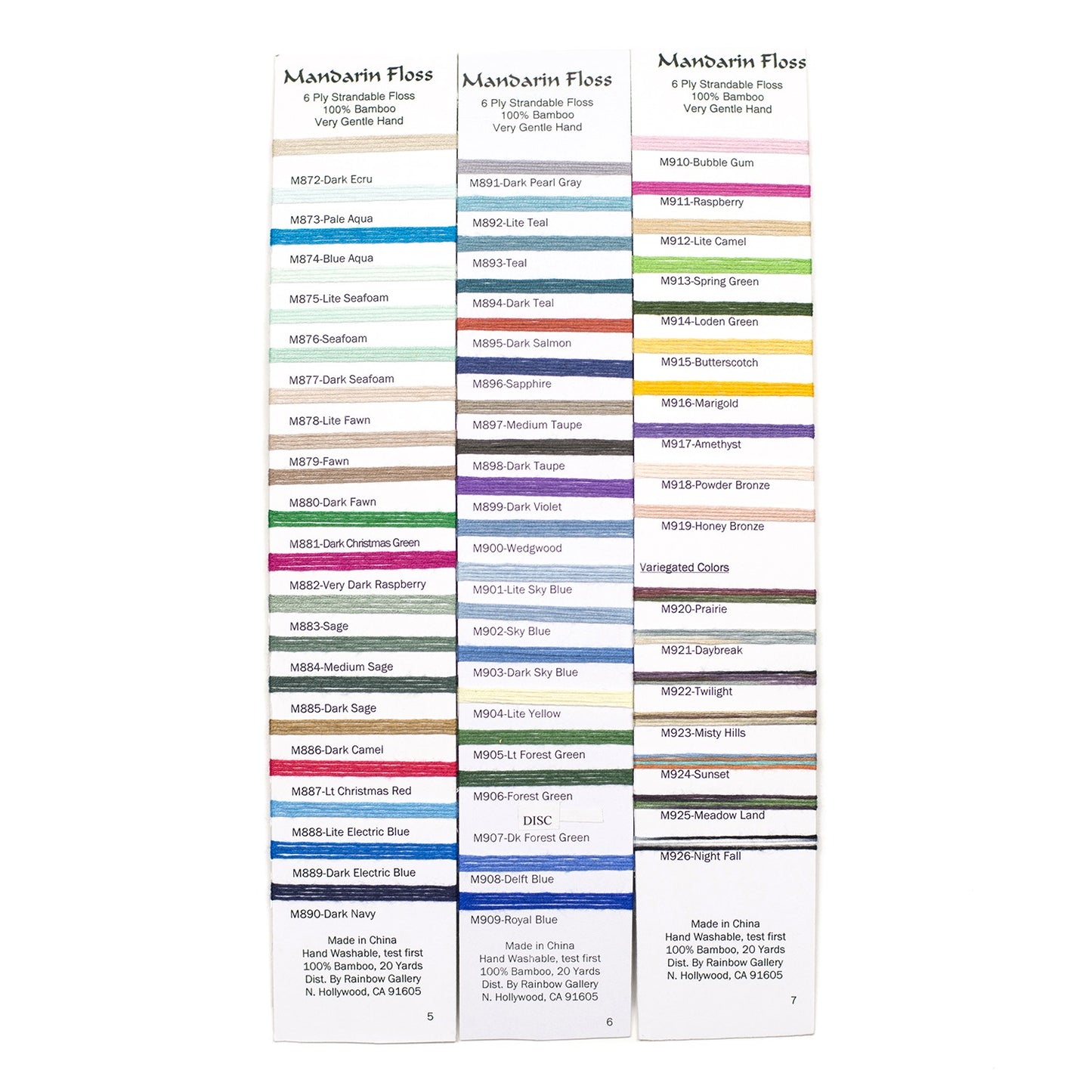 Mandarin Floss Thread