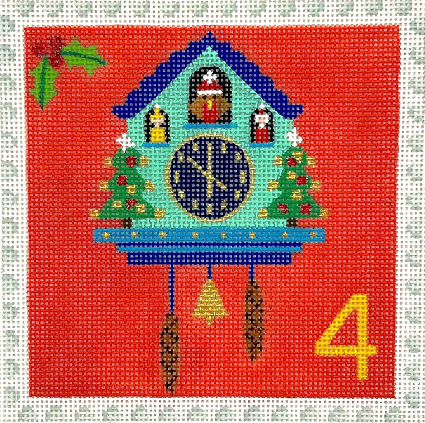 ADVENT STAMP #4- CUCKOO CLOCK