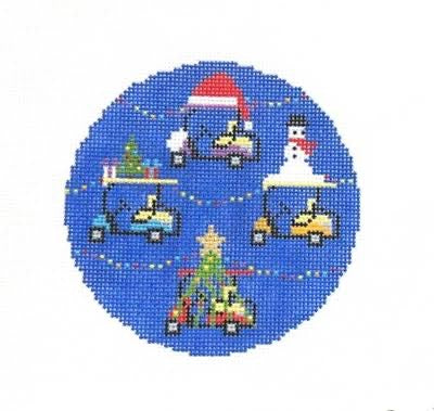 Festive Golf Carts