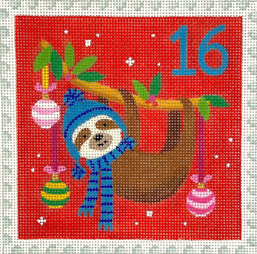 ADVENT STAMP #16- SLOTH