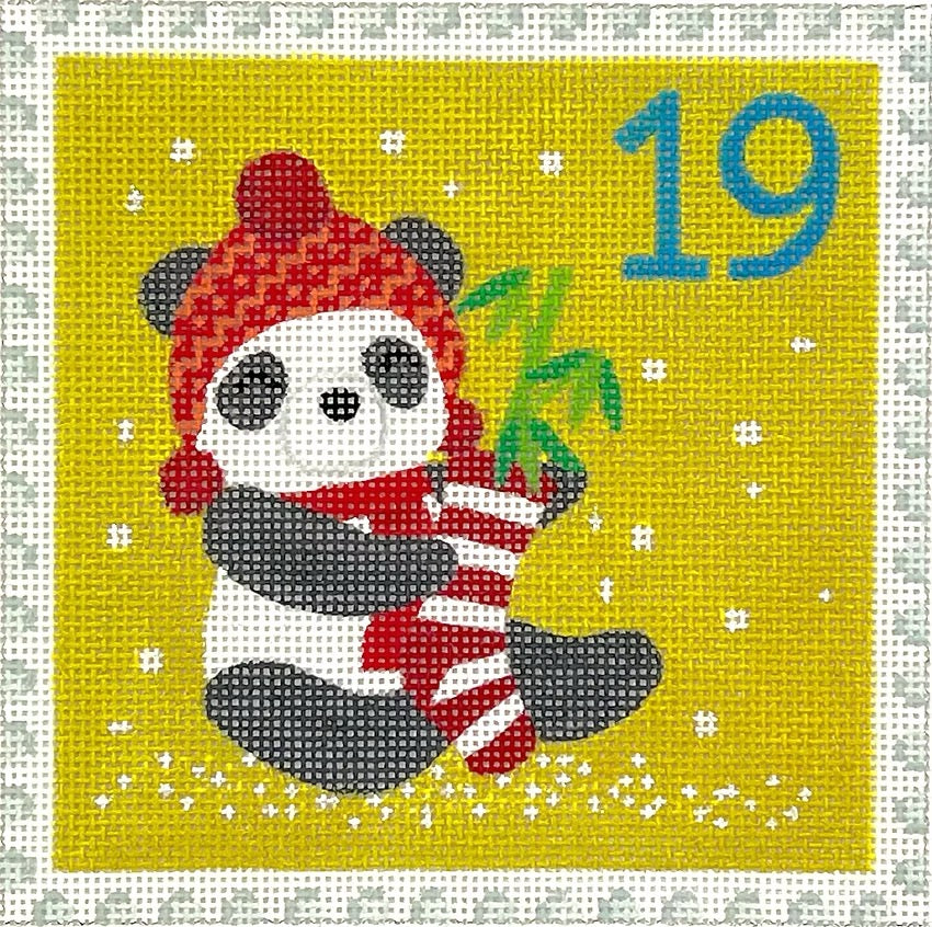 ADVENT STAMP #19- PANDA