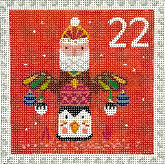 ADVENT STAMP #22- TOTEM POLE