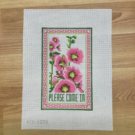 Pink Flower Please Come In